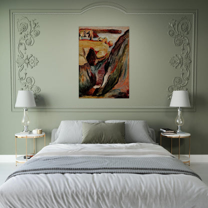 ROCHERS A BELLE ILE 1896 - Henri Matisse Brushed Aluminum Print - 70x100 cm / 28x40 inches | Henri Matisse Aluminum Print | Henri Matisse Prints