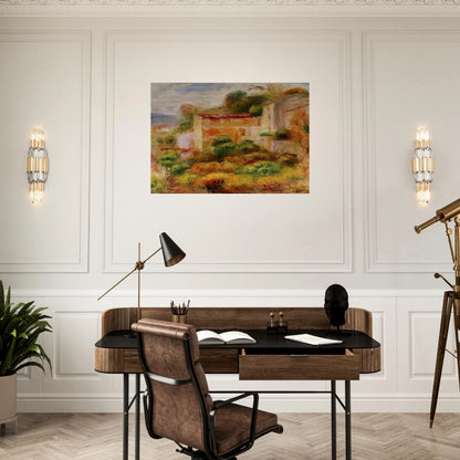 Maison de la Poste - Pierre-Auguste Renoir Brushed Aluminum Print - 70x100 cm / 28x40 inches | Pierre-Auguste Renoir Aluminum Print | Pierre-Auguste Renoir Prints
