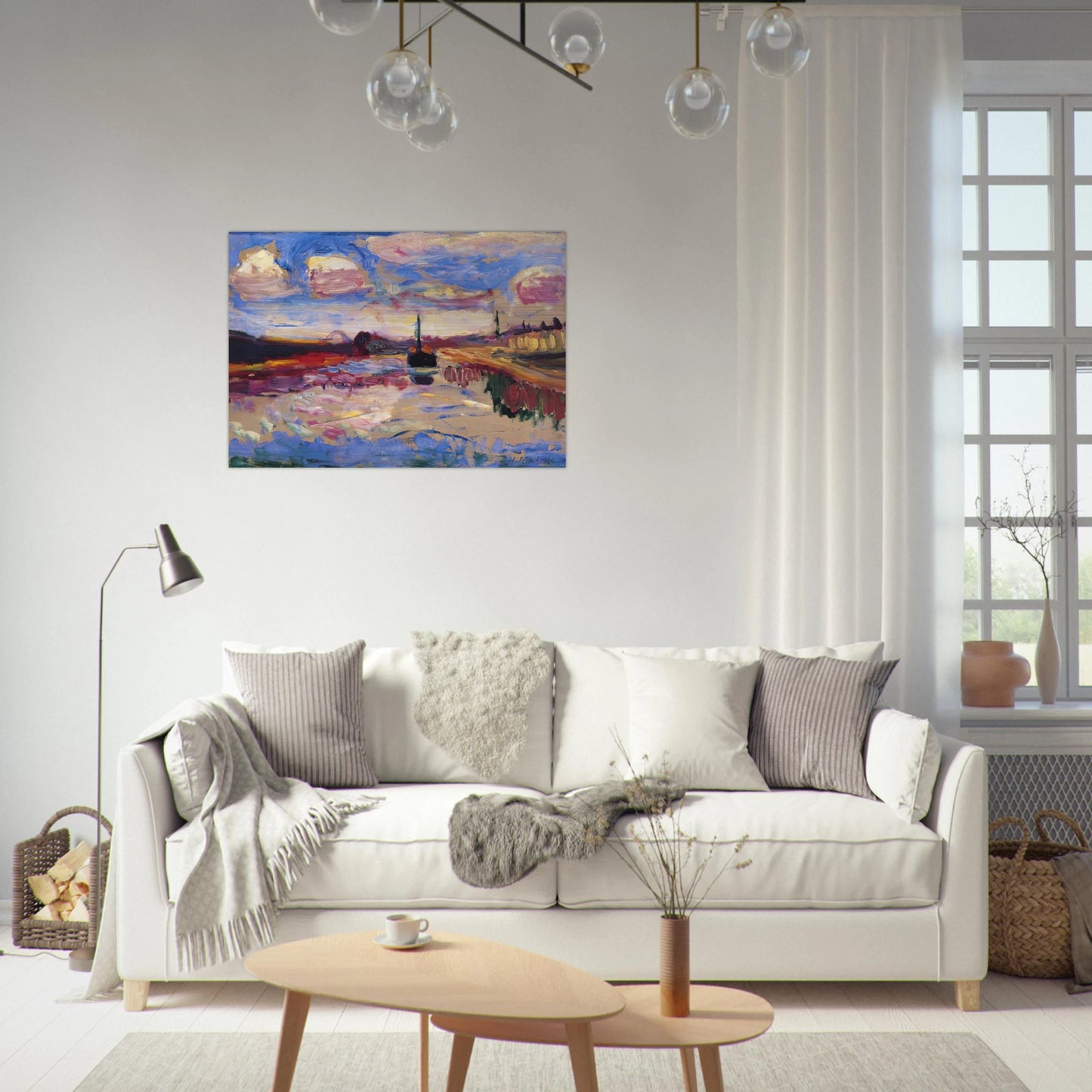 CANAL DU MIDI 1899 - Henri Matisse Brushed Aluminum Print - 70x100 cm / 28x40 inches | Henri Matisse Aluminum Print | Henri Matisse Prints