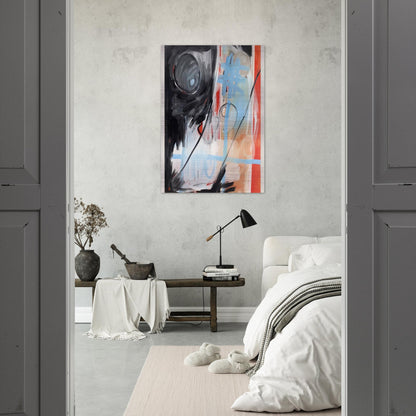MoM Block Nr. 6 - 1999 - Michel Majerus Brushed Aluminum Print - 70x100 cm / 28x40 inches | Michel Majerus Aluminum Print | Michel Majerus Prints