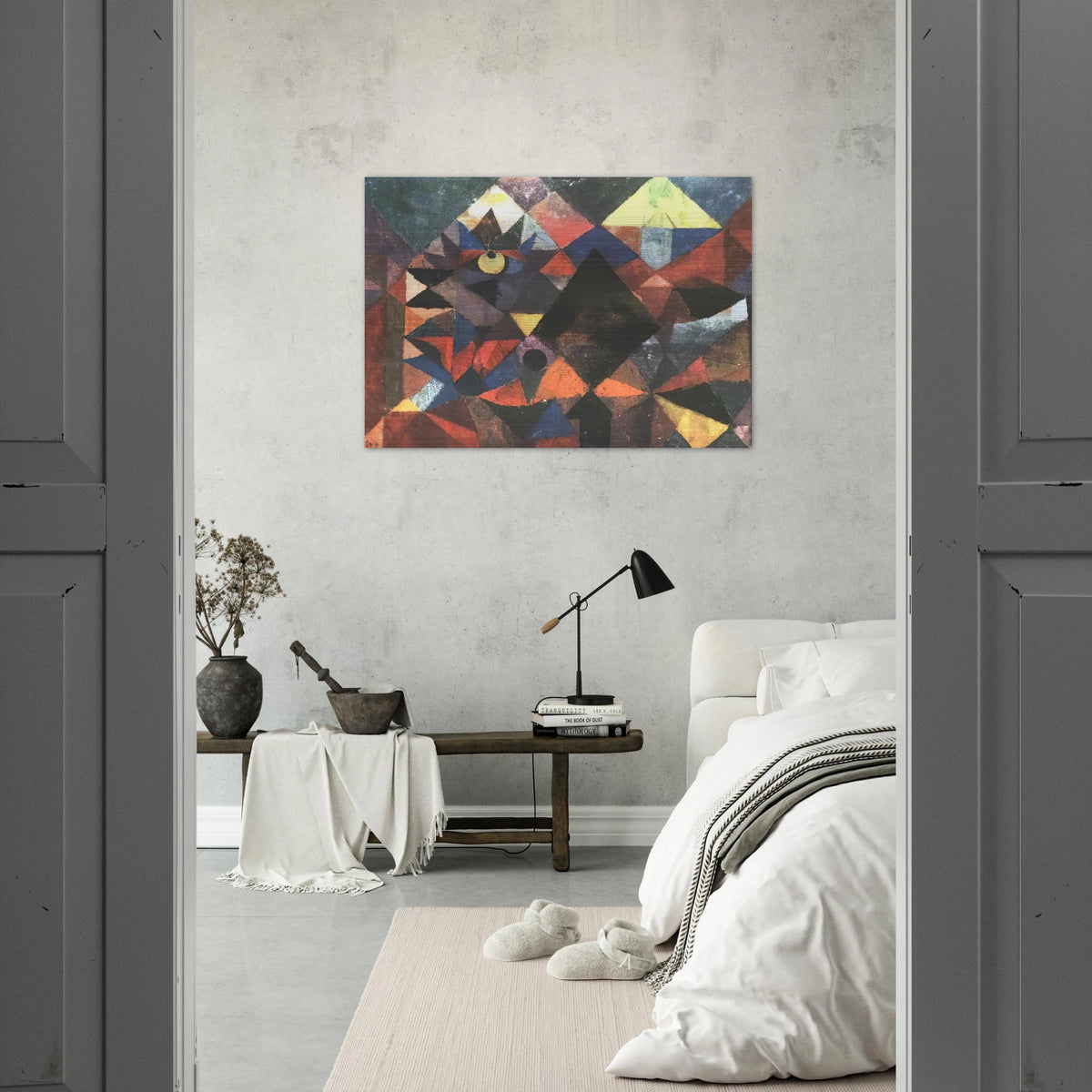 THE LIGHT AND SO MUCH ELSE 1931 - Paul Klee Brushed Aluminum Print - 70x100 cm / 28x40 inches | Paul Klee Aluminum Print | Paul Klee Prints