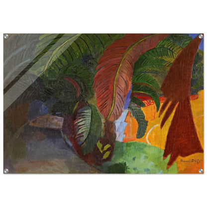 PALM TREES AT MARTIGUES HOMAGE TO GAUGUIN 1910 - Raoul Dufy Acrylic Print - 70x100 cm / 28x40″ inches