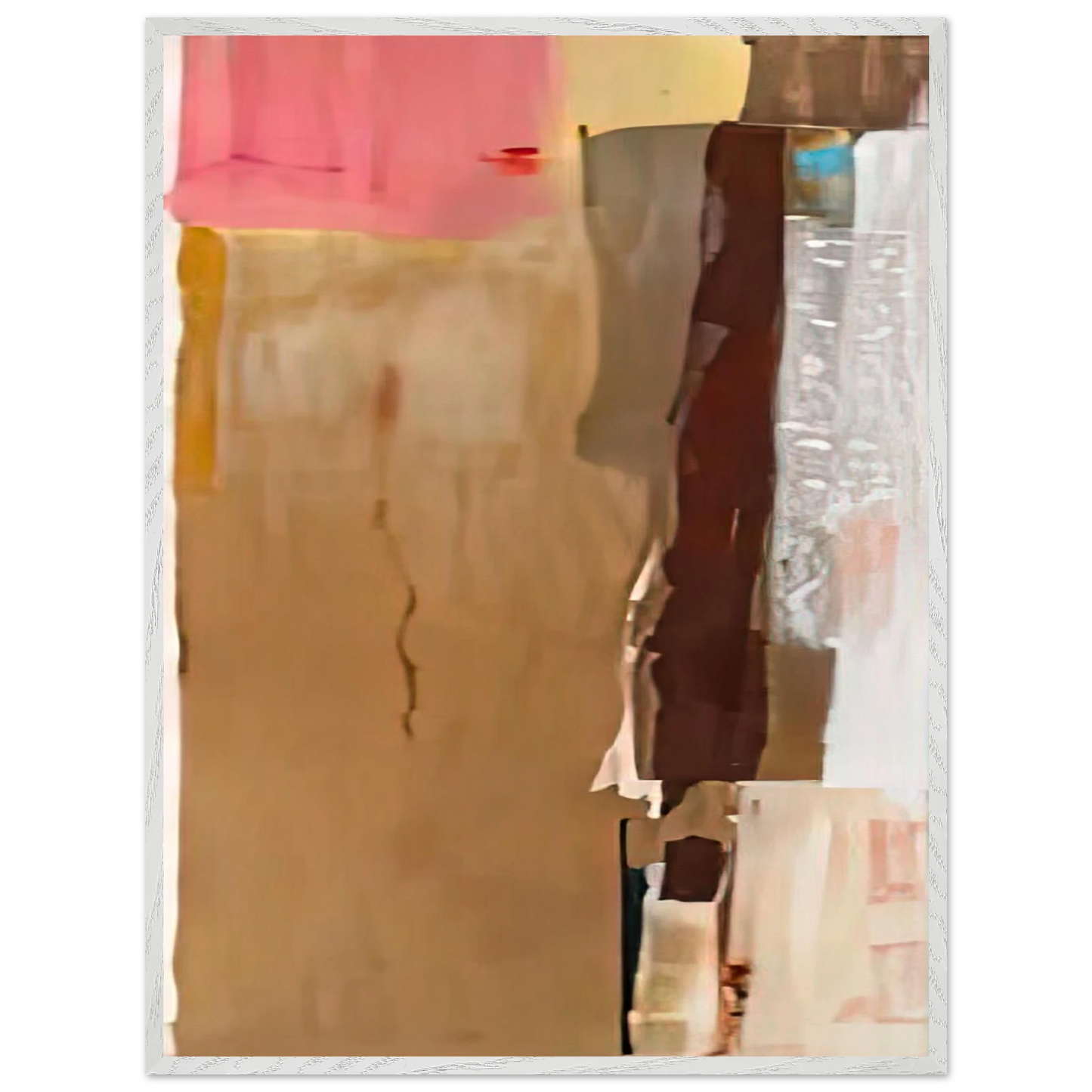 Helen Frankenthaler - Bistre I, 1976- Wall Art - 30x40 cm / 12x16 inches - Premium Wooden Framed Poster With Fine Art Paper-canvas - Wood frame