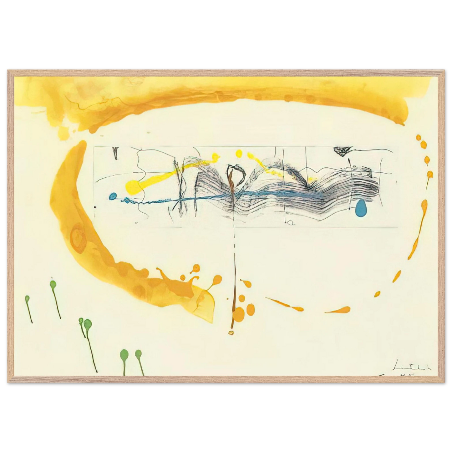 Helen Frankenthaler - Making Music - 2000 Wall art - 30x45 cm / 12x18 inches - Fine Art Poster-canvas - -