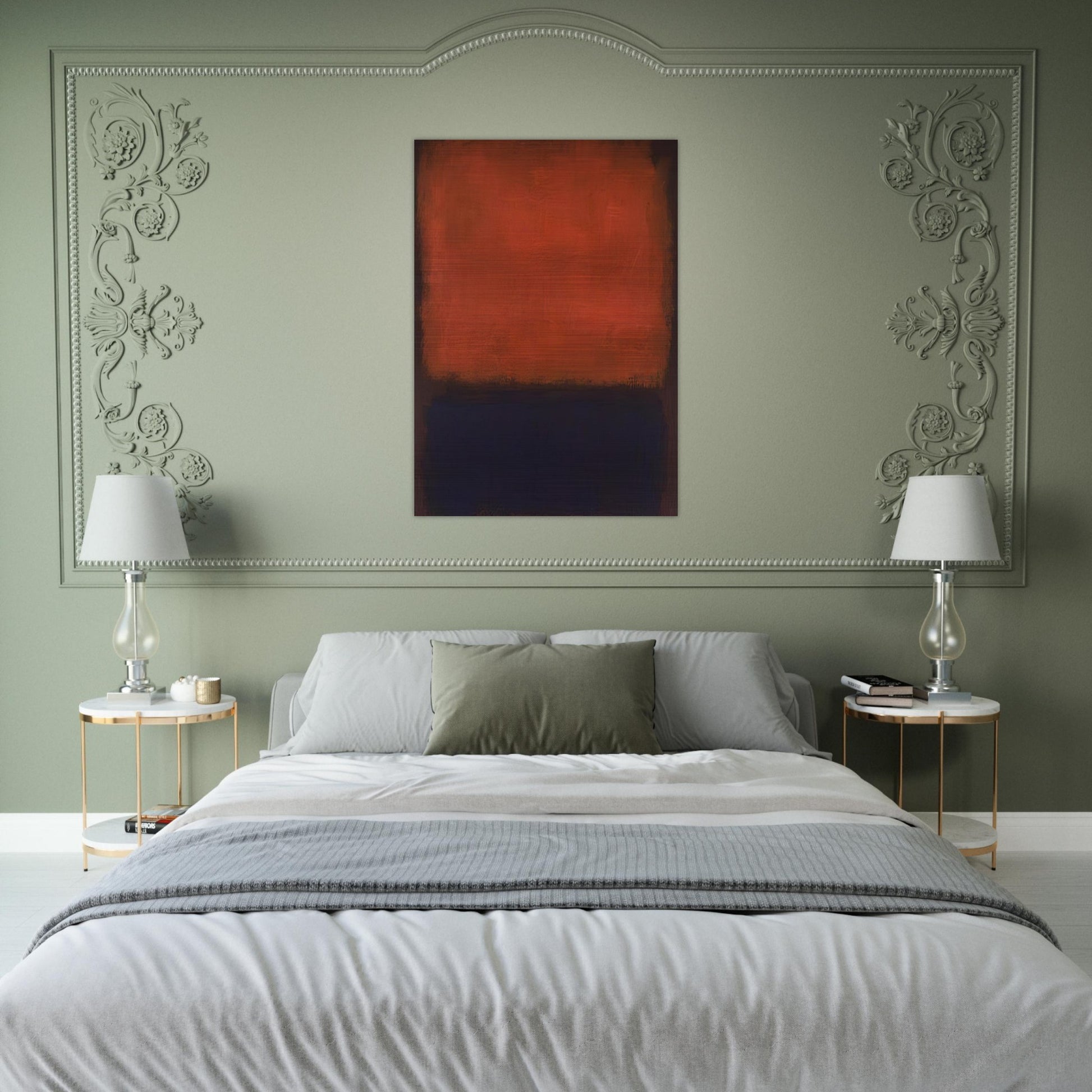 No. 14 - 1960 - Mark Rothko Brushed Aluminum Print - 70x100 cm / 28x40 inches | Mark Rothko Aluminum Print | Mark Rothko Prints
