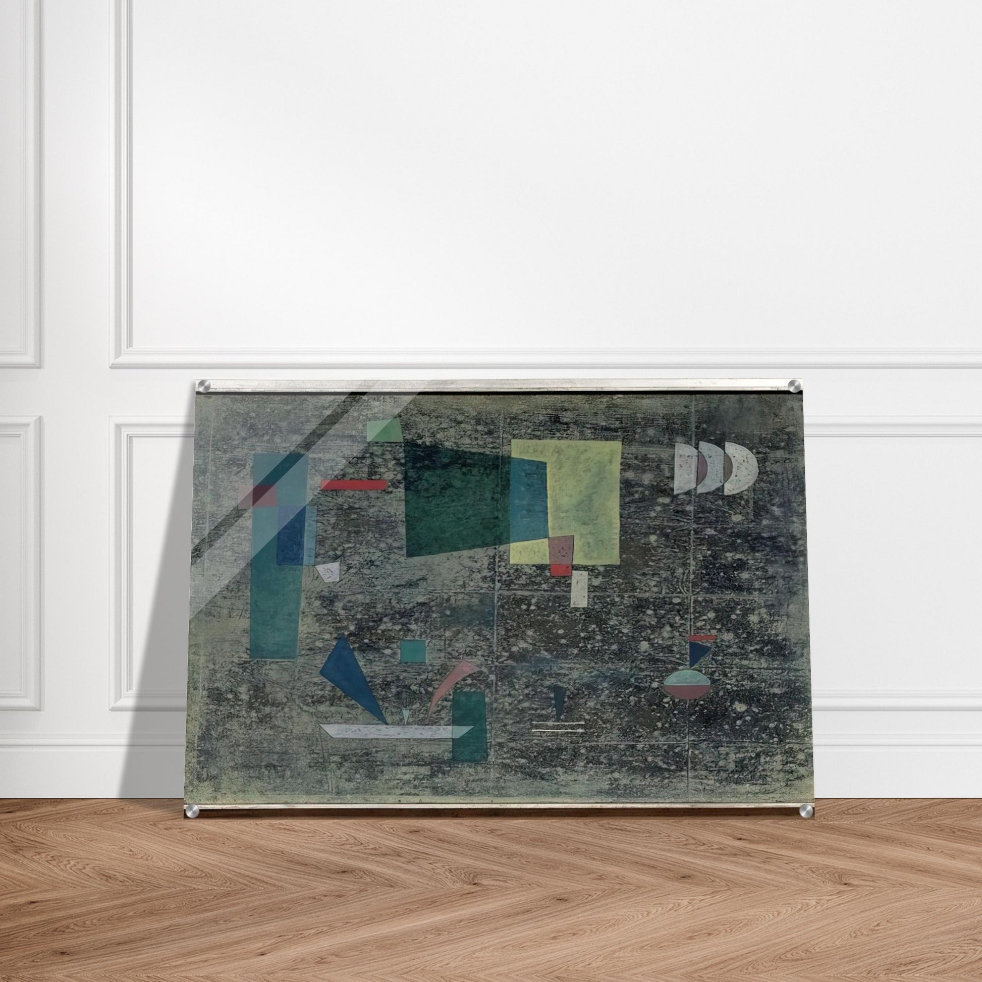 CIRCULATION SLOWED 1931 - Wassily Kandinsky Acrylic Print - 70x100 cm / 28x40″ inches | Wassily Kandinsky Wall Art | Wassily Kandinsky Prints