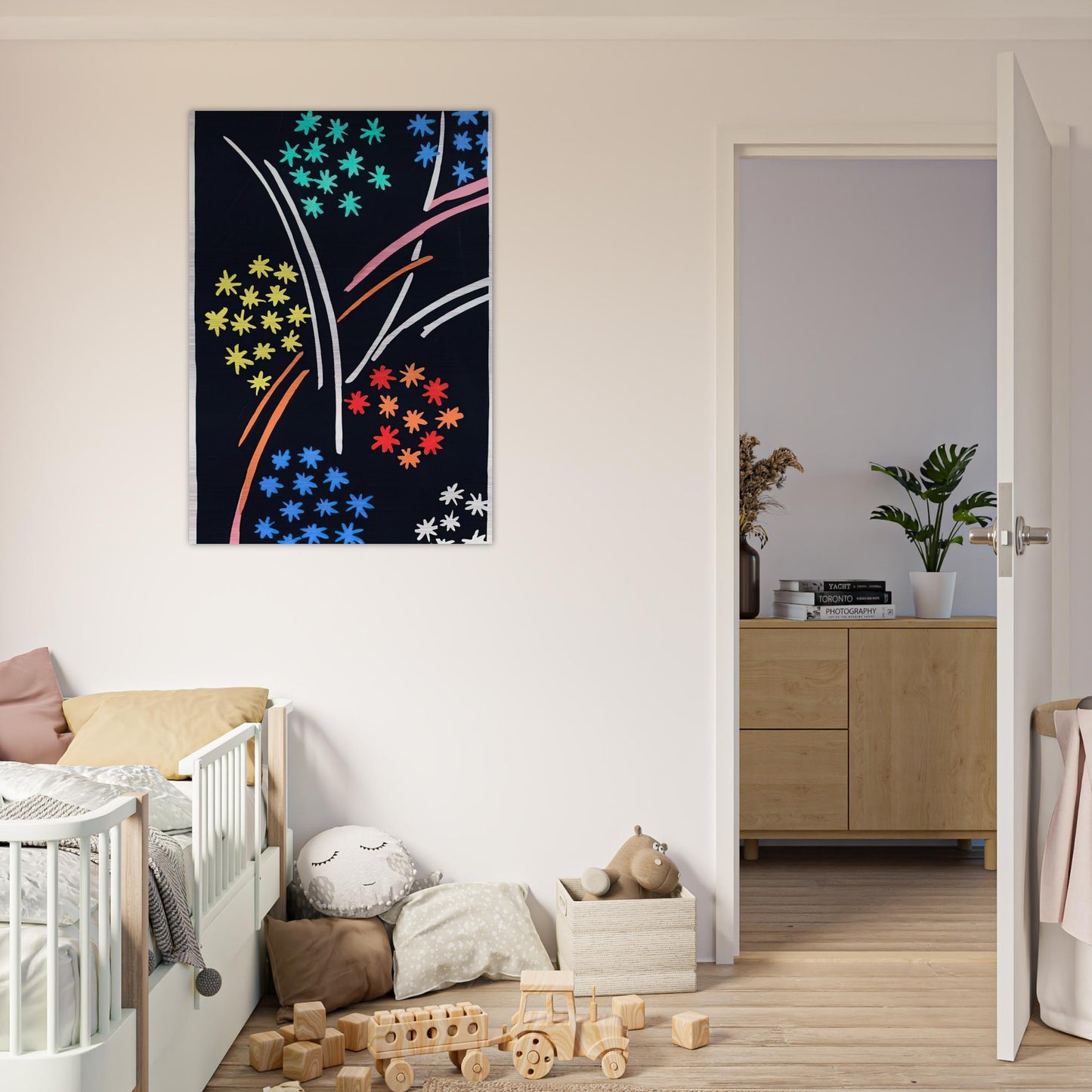 COMPOSITION 35 - Sonia Delaunay Brushed Aluminum Print - 70x100 cm / 28x40 inches | Sonia Delaunay Aluminum Print | Sonia Delaunay Prints