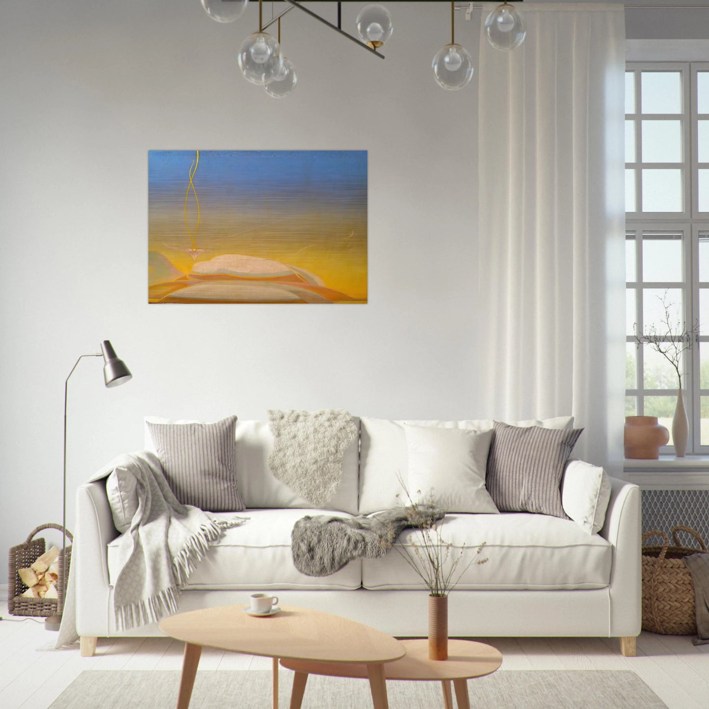 Translation - Precisionism - Agnes Lawrence Pelton Brushed Aluminum Print - 70x100 cm / 28x40 inches | Agnes Lawrence Pelton Aluminum Print | Agnes Lawrence Pelton Prints