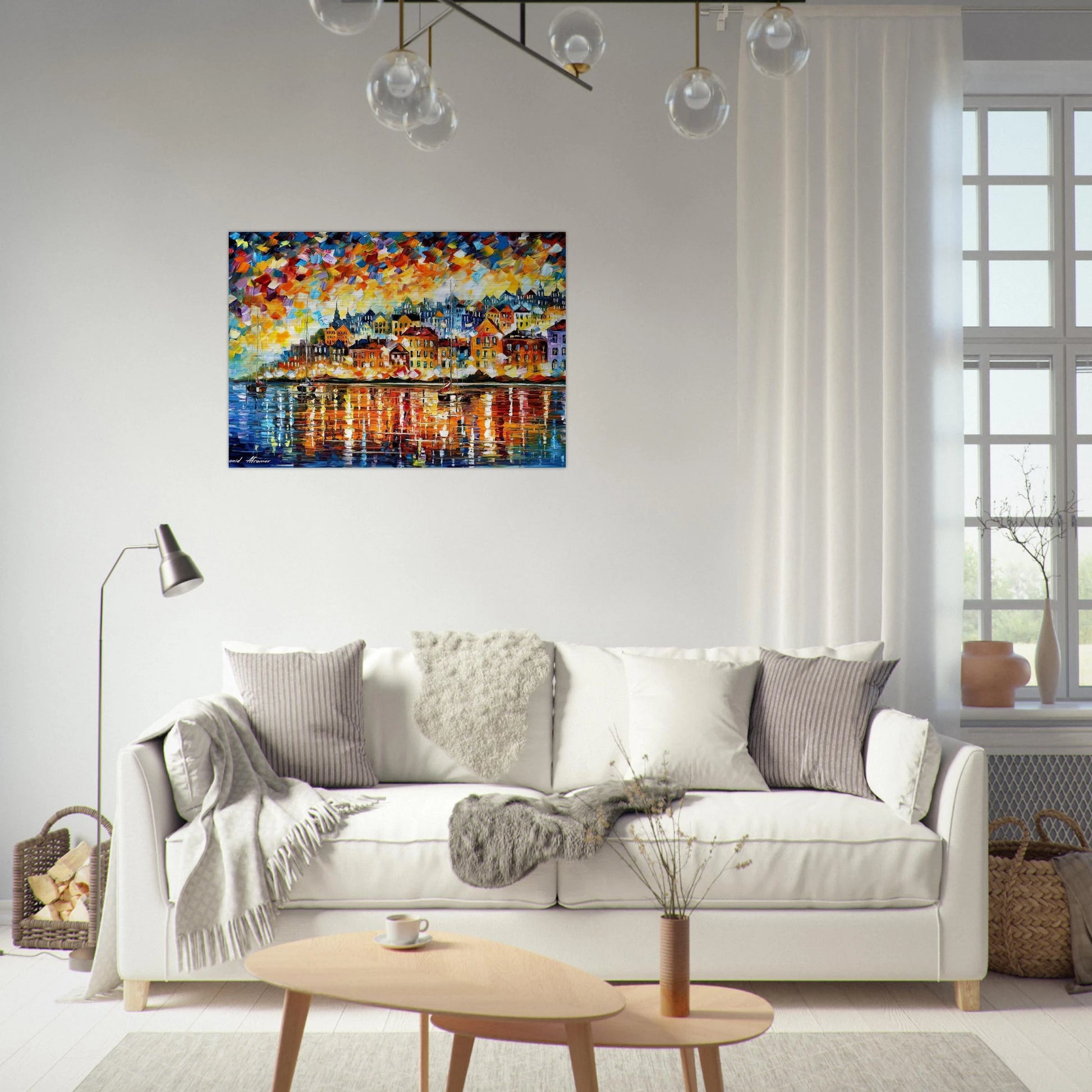Leonid Afremov - Leonid Afremov Brushed Aluminum Print - 70x100 cm / 28x40 inches | Leonid Afremov Aluminum Print | Leonid Afremov Prints
