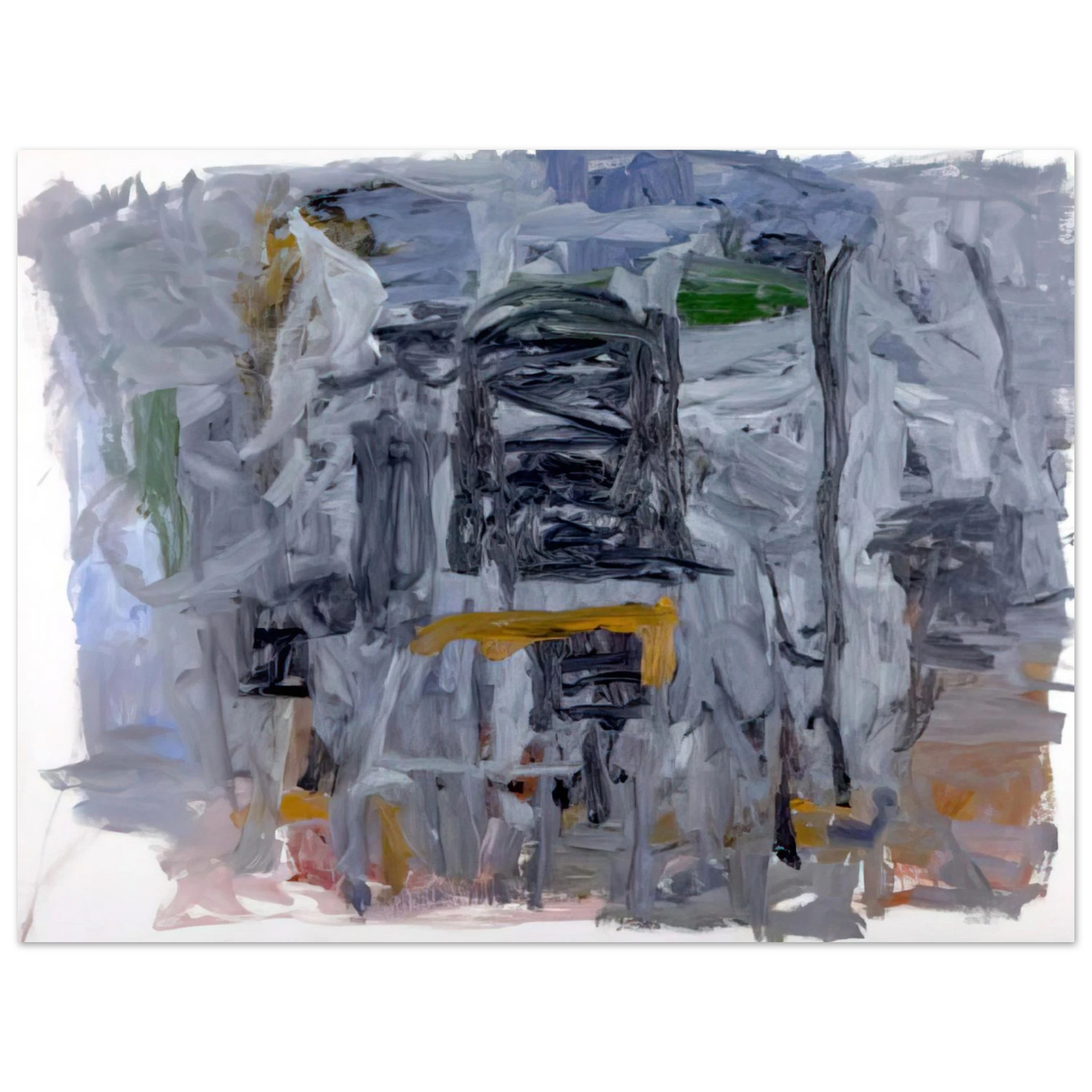 Philip Guston - CLOSE UP III 1961  75x100 cm / 30x40inches Fine Art Poster