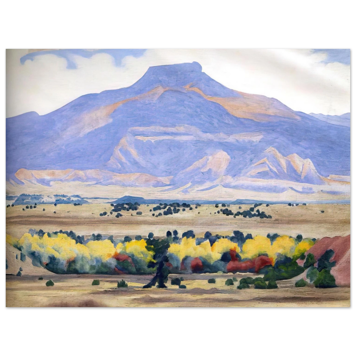 Georgia O'Keeffe - Pedernal Fine Art Poster