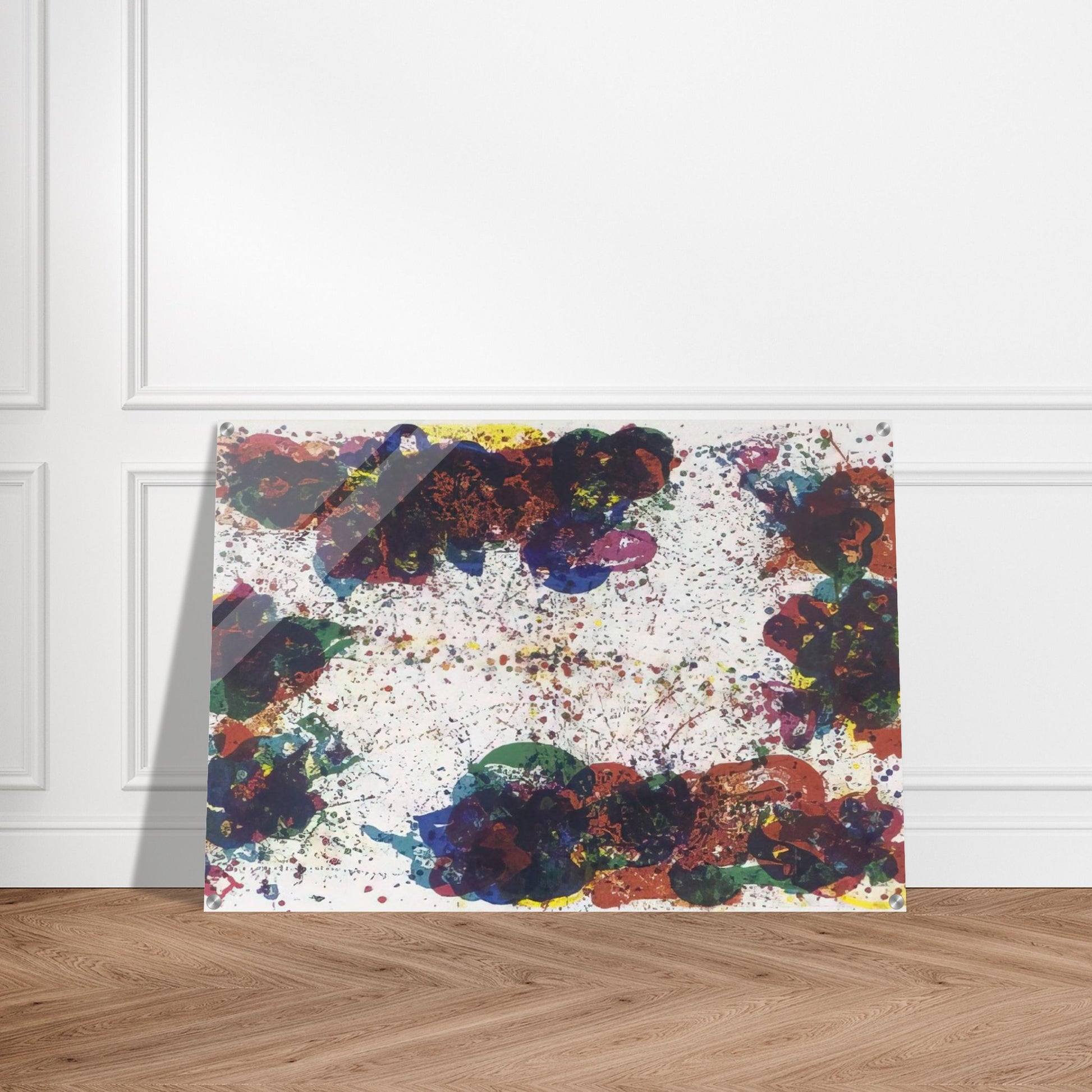 Coral Lyre Nine - Sam Francis Acrylic Print - 70x100 cm / 28x40″ inches