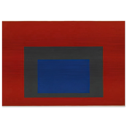 HOMAGE TO THE SQUARE 1950 - Josef Albers Brushed Aluminum Print - 70x100 cm / 28x40 inches | Josef Albers Aluminum Print | Josef Albers Prints