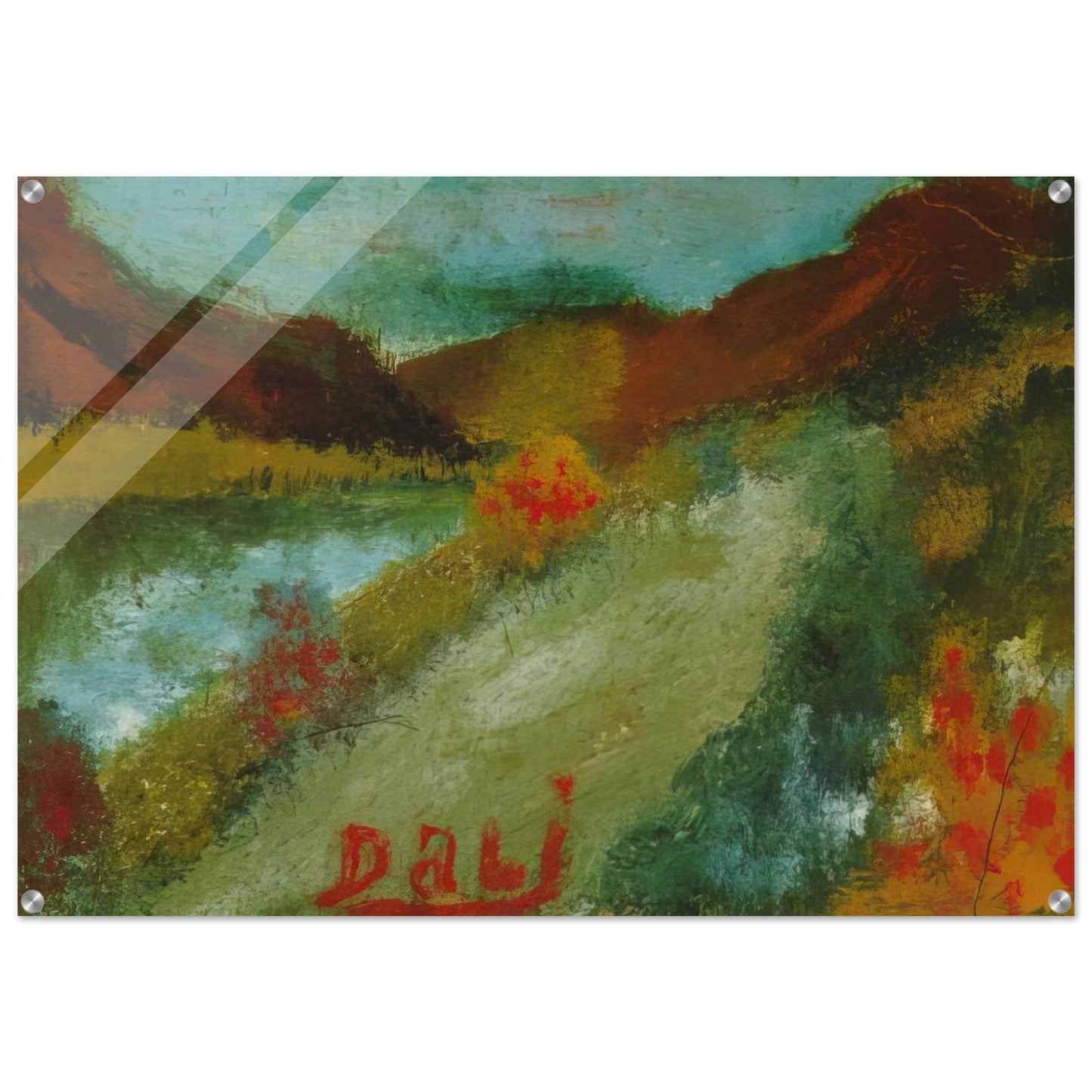 LANDSCAPE 2 - Salvador Dali Acrylic Print - 70x100 cm / 28x40″ inches