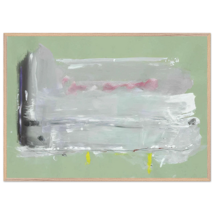 Helen Frankenthaler - Untitled - 1984 Wall art - A1 (59.4 x 84.1  cm) - Premium Wooden Framed Poster With Fine Art Paper-canvas - Wood frame