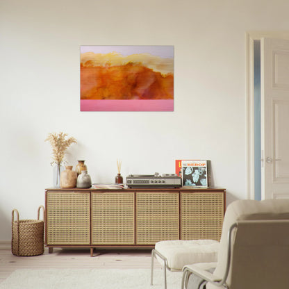 For John Keats - 1978 - Ronnie Landfield Brushed Aluminum Print - 70x100 cm / 28x40 inches | Ronnie Landfield Aluminum Print | Ronnie Landfield Prints