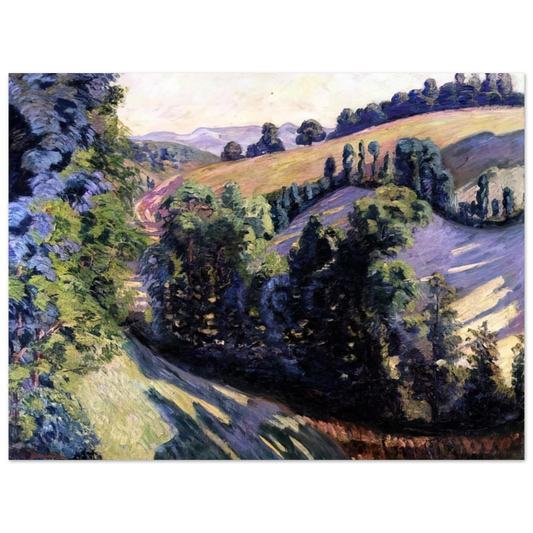 Armand Guillaumin - Landscape at Pontgibaud  75x100 cm / 30x40inches Fine Art Poster