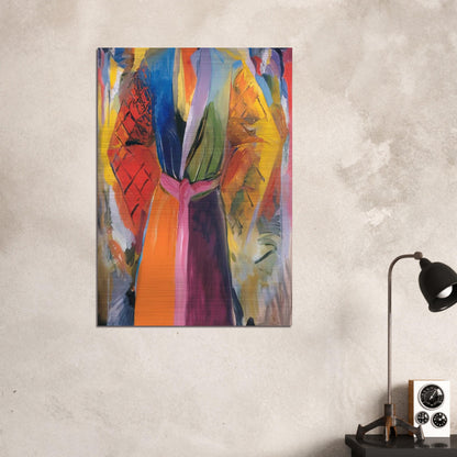 THE ROBE FOLLOWING HER 4 1985 - Jim Dine Brushed Aluminum Print - 70x100 cm / 28x40 inches | Jim Dine Aluminum Print | Jim Dine Prints