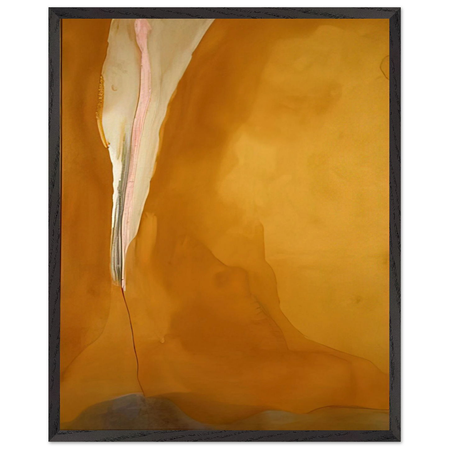 Helen Frankenthaler - Coral Wedge - 1972 Wall art - 40x50 cm / 16x20 inches - Fine Art Poster-canvas - -