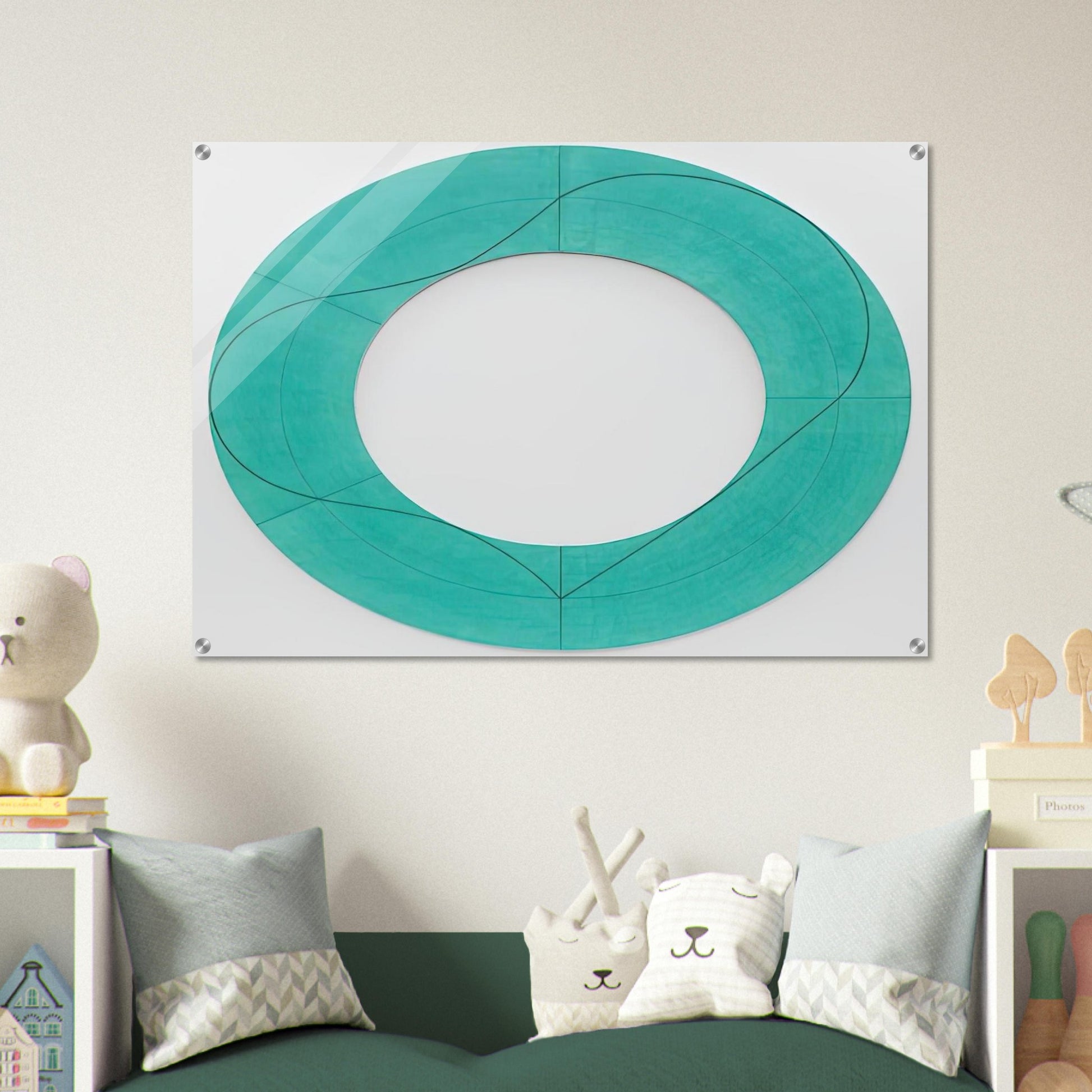 RING IMAGE C 2008 - Robert Mangold Acrylic Print - 70x100 cm / 28x40″ inches