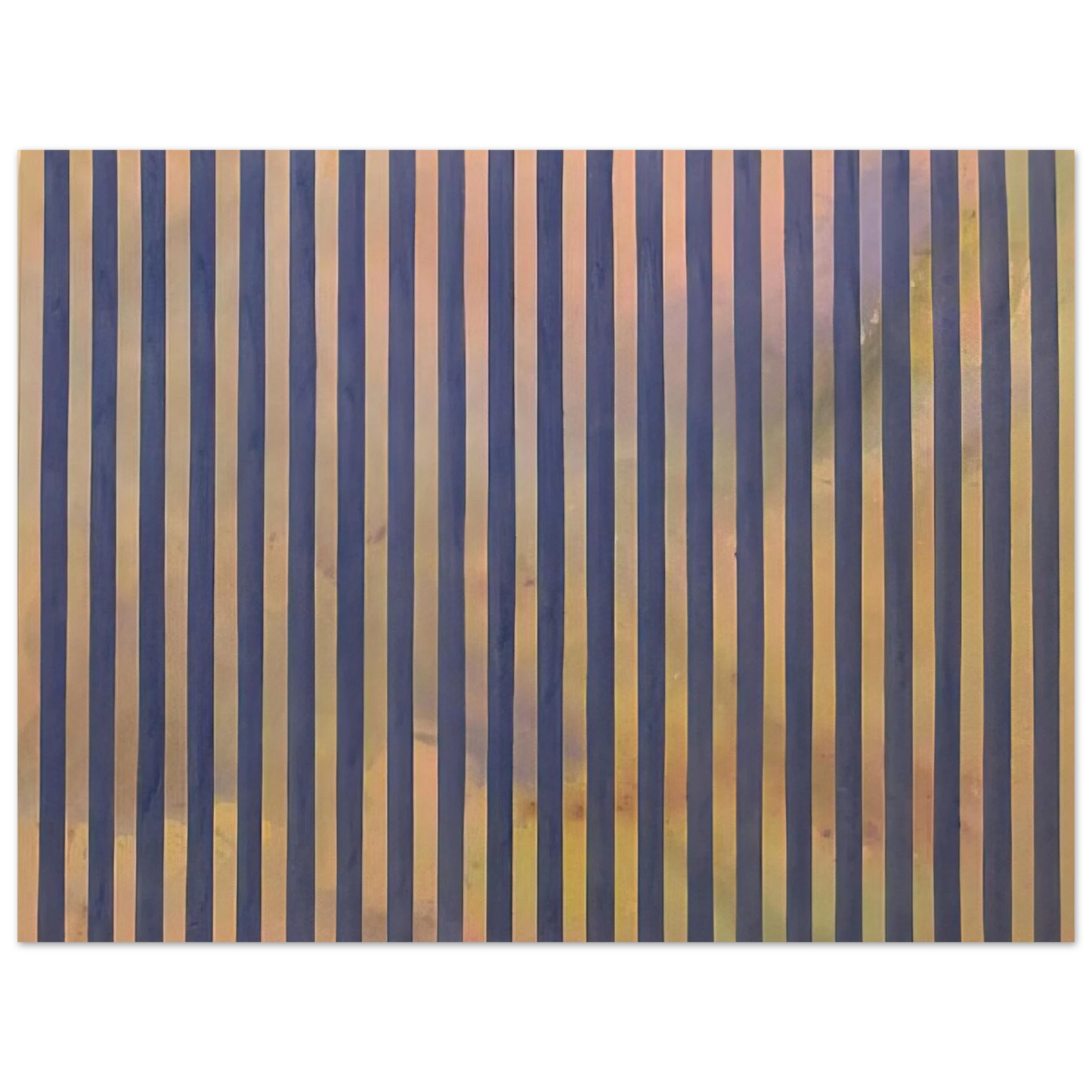Gene Davis - Untitled - 1959  75x100 cm / 30x40inches Fine Art Poster