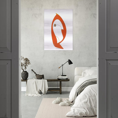 Composition - 1948 - Gyula Kosice Brushed Aluminum Print - 70x100 cm / 28x40 inches | Gyula Kosice Aluminum Print | Gyula Kosice Prints