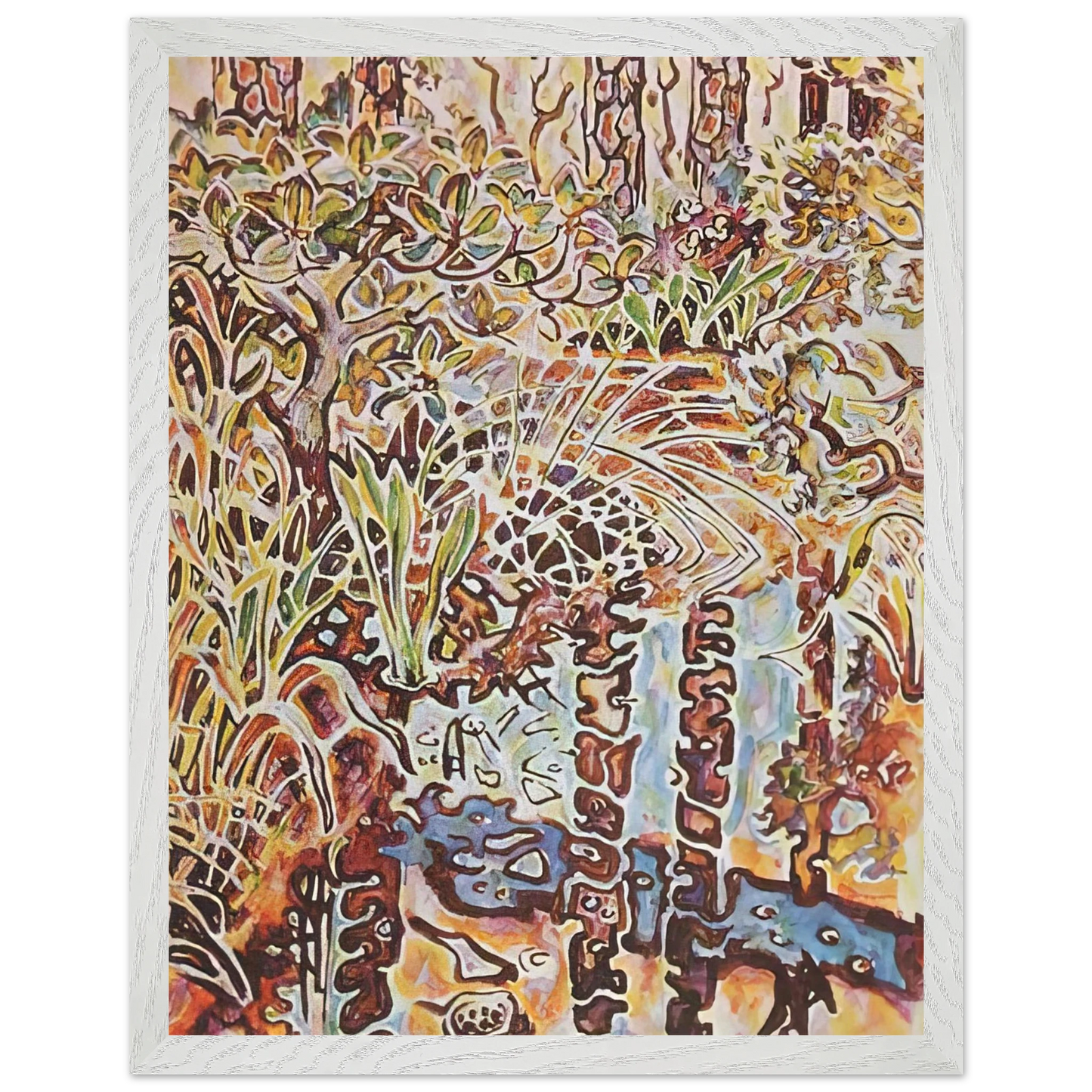 Walter Inglis Anderson - Walter Anderson Wall art - 50x70 cm / 20x28 inches - Premium Wooden Framed Poster With Fine Art Paper-canvas - Black frame