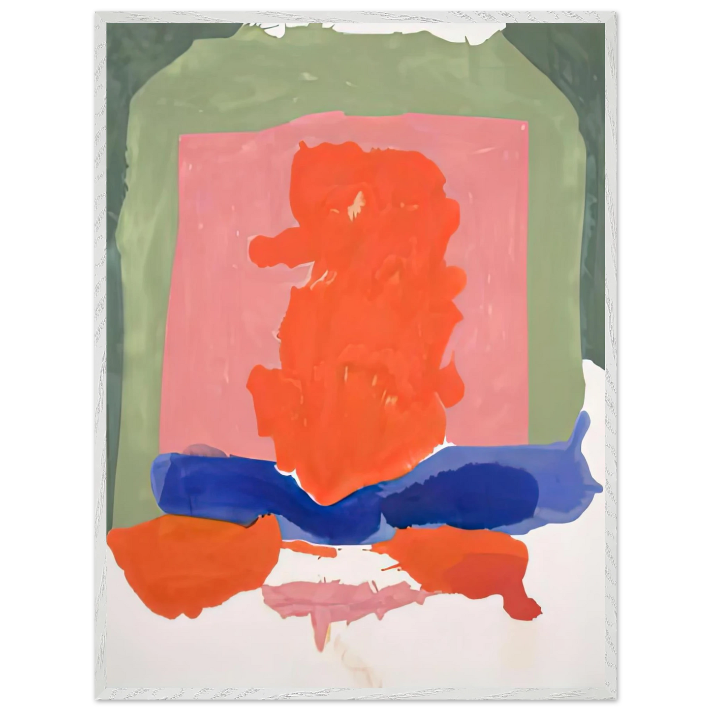 Helen Frankenthaler - Small's Paradise, 1964- Wall Art - 60x80 cm / 24x32 inches - Premium Wooden Framed Poster With Fine Art Paper-canvas - Black frame