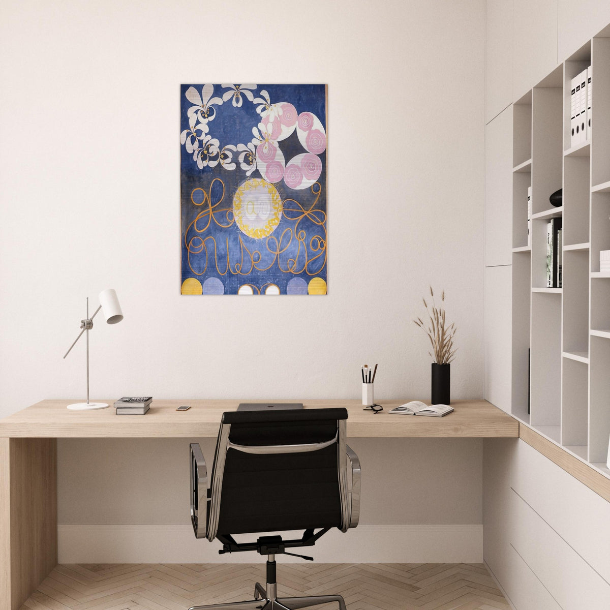THE TEN LARGEST 1907 - Hilma af Klint Brushed Aluminum Print - 70x100 cm / 28x40 inches | Hilma af Klint Aluminum Print | Hilma af Klint Prints