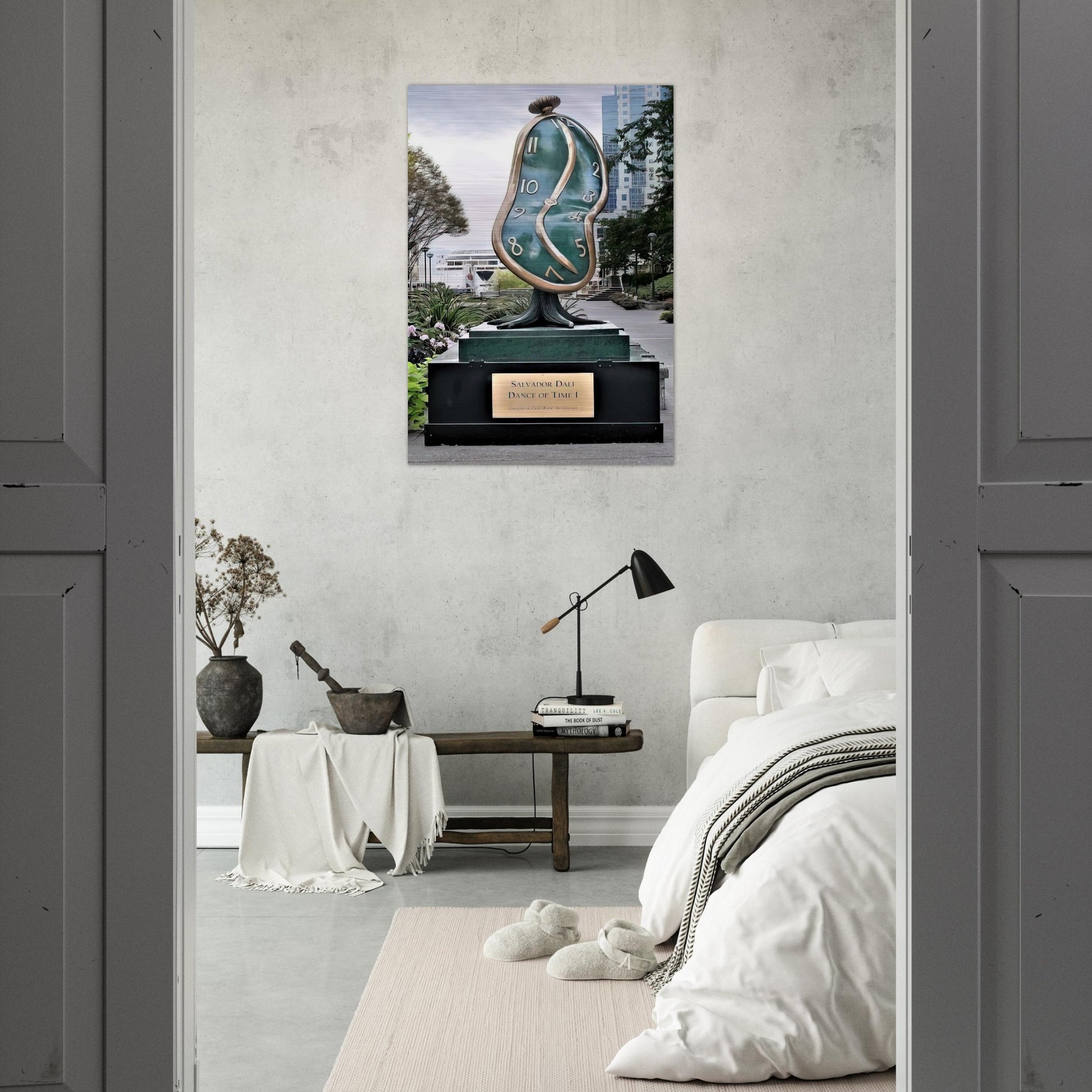DANCE OF TIME I 1984 - Salvador Dali Brushed Aluminum Print - 70x100 cm / 28x40 inches | Salvador Dali Aluminum Print | Salvador Dali Prints