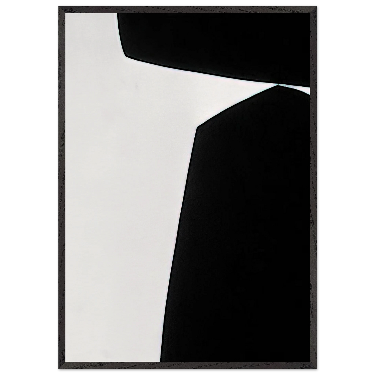 Untitled - 1962 N12 - Lorser Feitelson 70x100 cm / 28x40 inches Framed Art Print – Black Wooden Frame