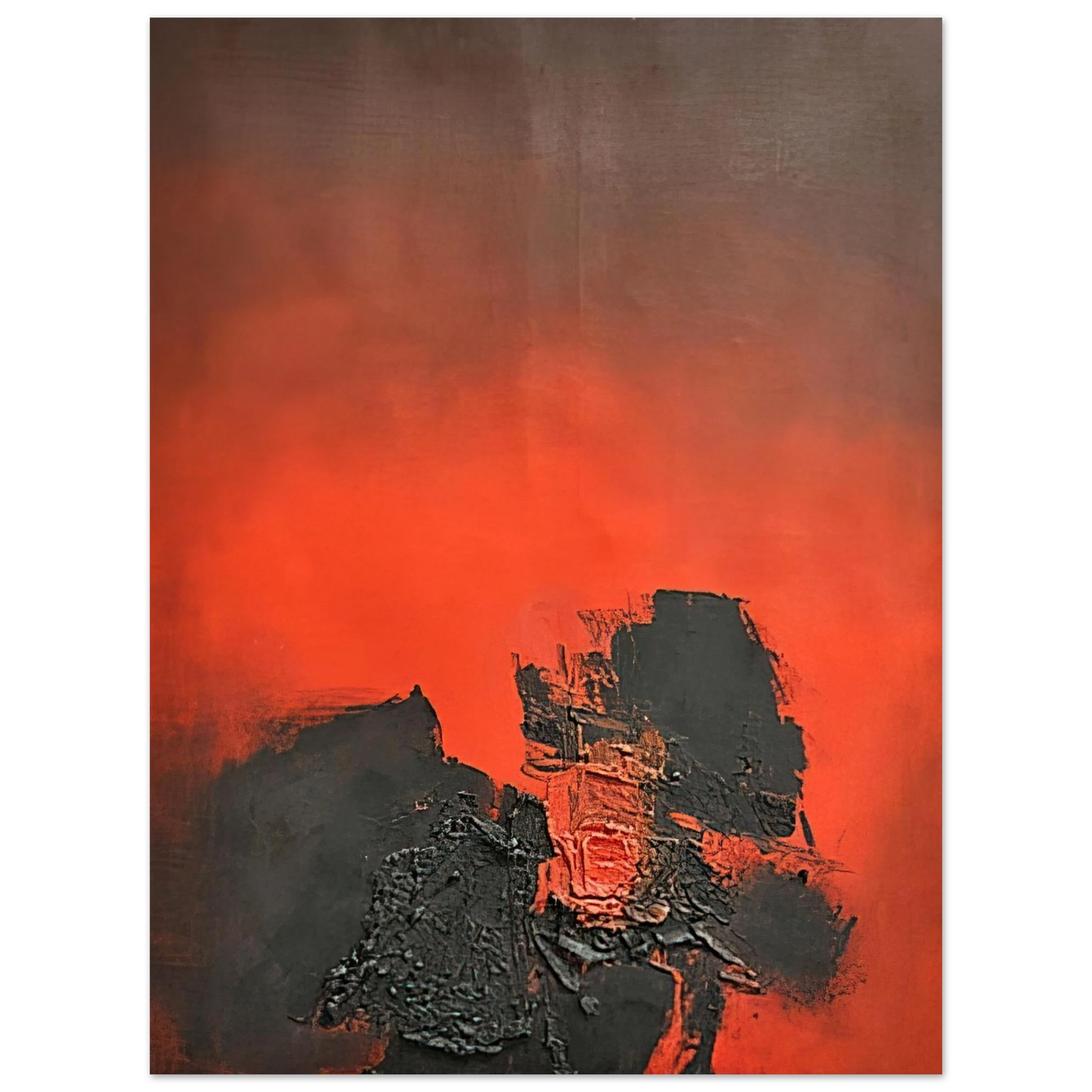 Luis Feito - UNTITLED 1961 1  75x100 cm / 30x40inches Fine Art Poster