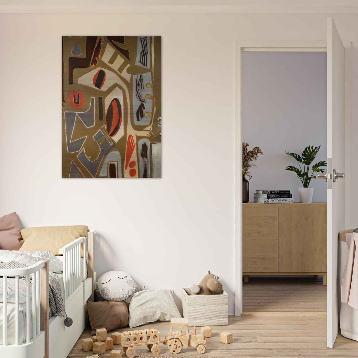 Creature - 2008 United States - Will Barnet Brushed Aluminum Print - 70x100 cm / 28x40 inches | Will Barnet Aluminum Print | Will Barnet Prints