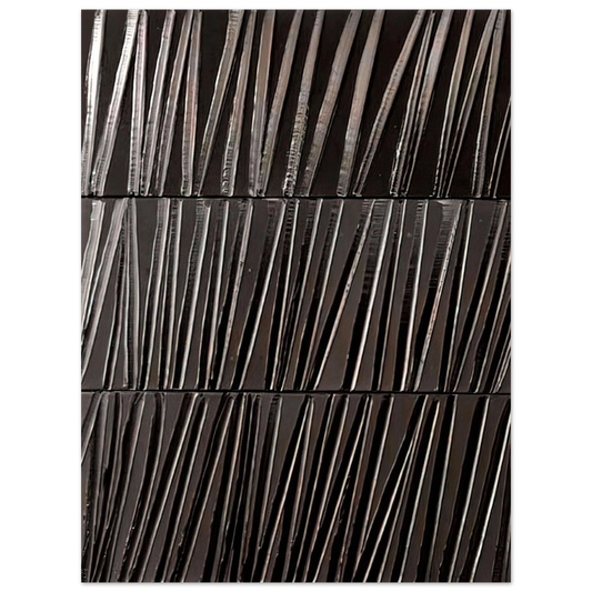 Pierre Soulages - Peinture 244 x 181 cm, 23 novembre 2010 - 2010  75x100 cm / 30x40inches Fine Art Poster