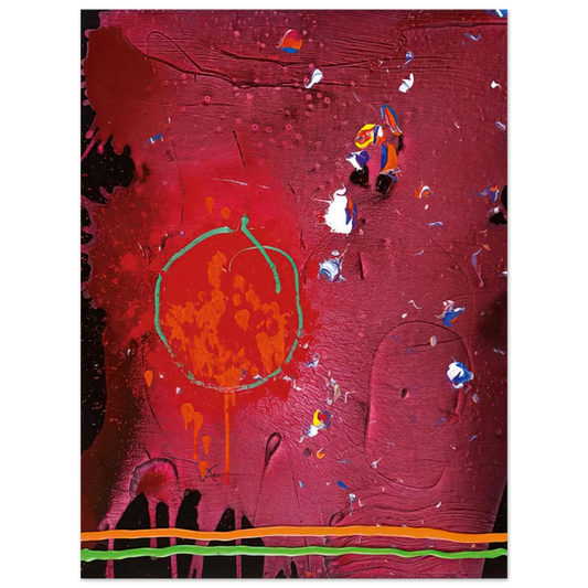 John Hoyland - One Life - 5.11.07 - 2007  75x100 cm / 30x40inches Fine Art Poster