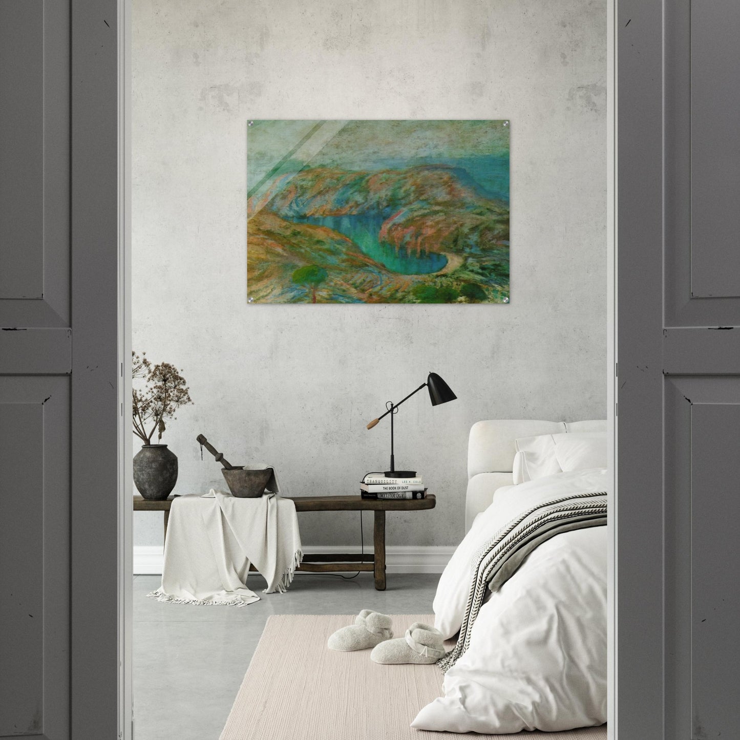 CALANQUE JONCULS CADAQUES - Salvador Dali Acrylic Print - 70x100 cm / 28x40″ inches | Salvador Dali Wall Art | Salvador Dali Prints