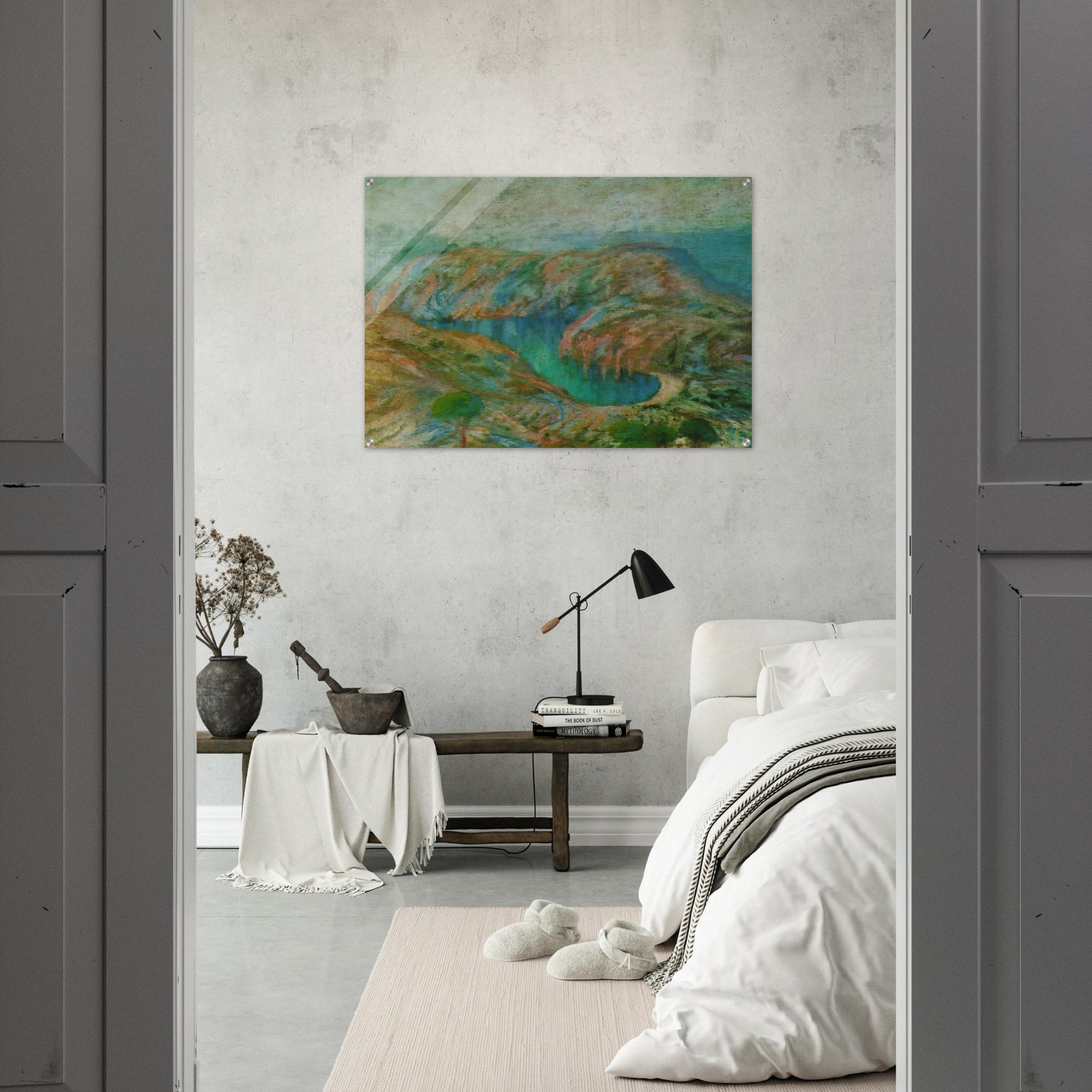 CALANQUE JONCULS CADAQUES - Salvador Dali Acrylic Print - 70x100 cm / 28x40″ inches | Salvador Dali Wall Art | Salvador Dali Prints