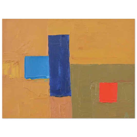 Etel Adnan - Untitled - 2000  75x100 cm / 30x40inches Fine Art Poster