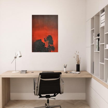 UNTITLED 1961 1 - Luis Feito Brushed Aluminum Print - 70x100 cm / 28x40 inches | Luis Feito Aluminum Print | Luis Feito Prints