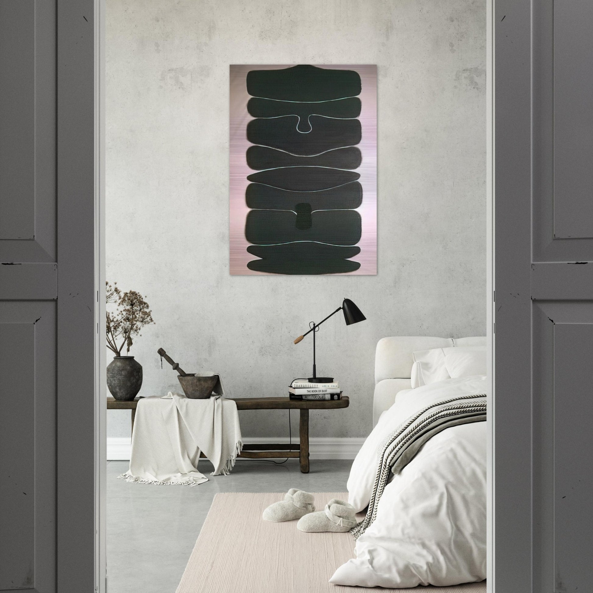 Apollo 1 Ascending Development - 1969 - Victor Pasmore Brushed Aluminum Print - 70x100 cm / 28x40 inches | Victor Pasmore Aluminum Print | Victor Pasmore Prints