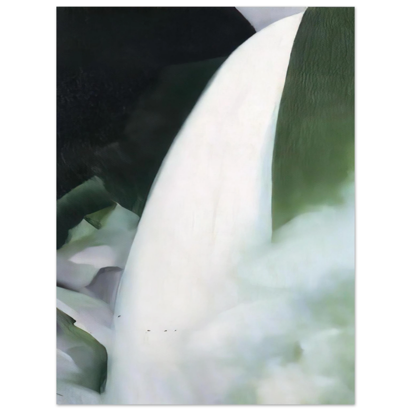 Georgia O'Keeffe - Green and White Fine Art Poster