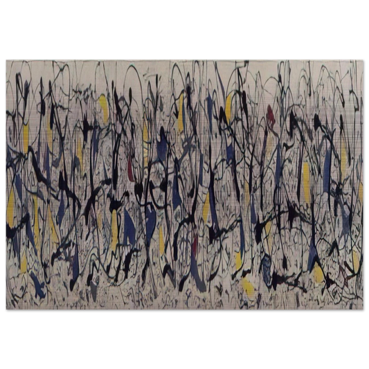 SUMMERTIME NUMBER 9A 1948 - Jackson Pollock Brushed Aluminum Print - 70x100 cm / 28x40 inches | Jackson Pollock Aluminum Print | Jackson Pollock Prints