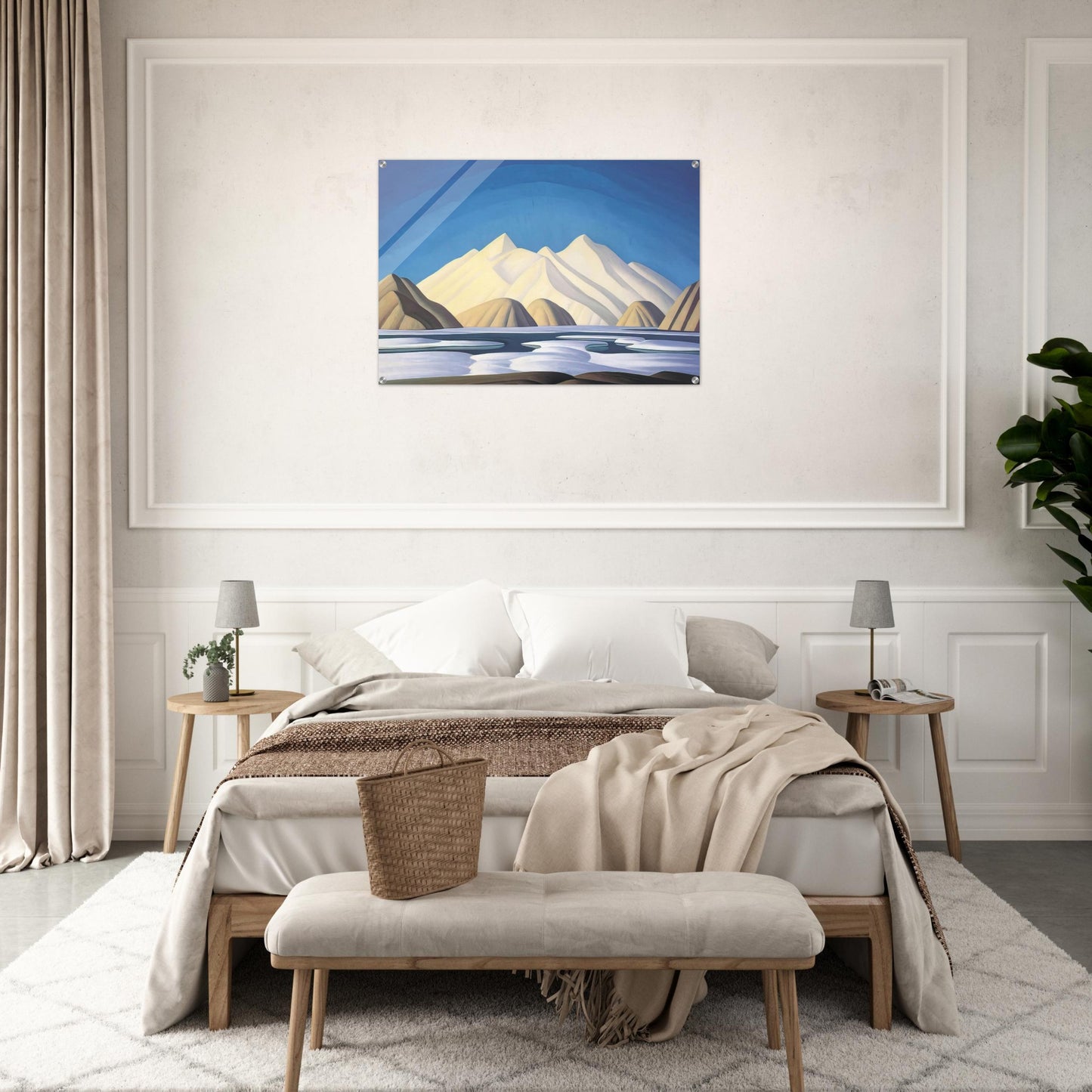 Baffin Island - 1931 - Lawren Harris Acrylic Print - 70x100 cm / 28x40″ inches | Lawren Harris Wall Art | Lawren Harris Prints