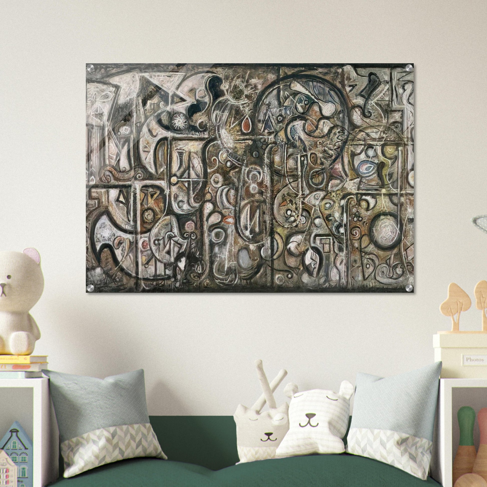 Symphony No. 1, The Transcendental - Richard Pousette-Dart Acrylic Print - 70x100 cm / 28x40″ inches | Richard Pousette-Dart Wall Art | Richard Pousette-Dart Prints