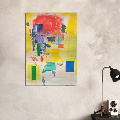 Golden Splendor - Hans Hofmann Brushed Aluminum Print - 70x100 cm / 28x40 inches | Hans Hofmann Aluminum Print | Hans Hofmann Prints