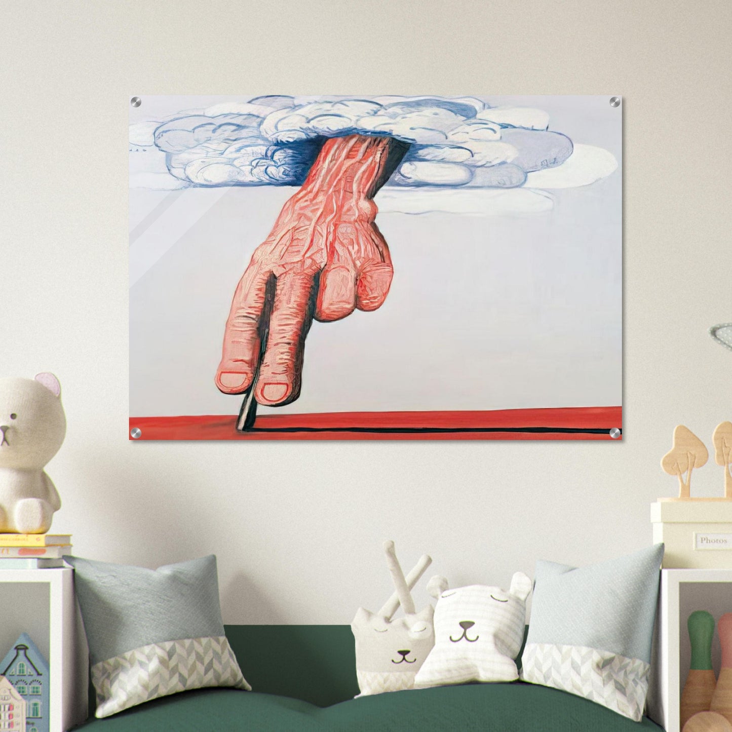 LINE - Philip Guston Acrylic Print - 70x100 cm / 28x40″ inches | Philip Guston Wall Art | Philip Guston Prints