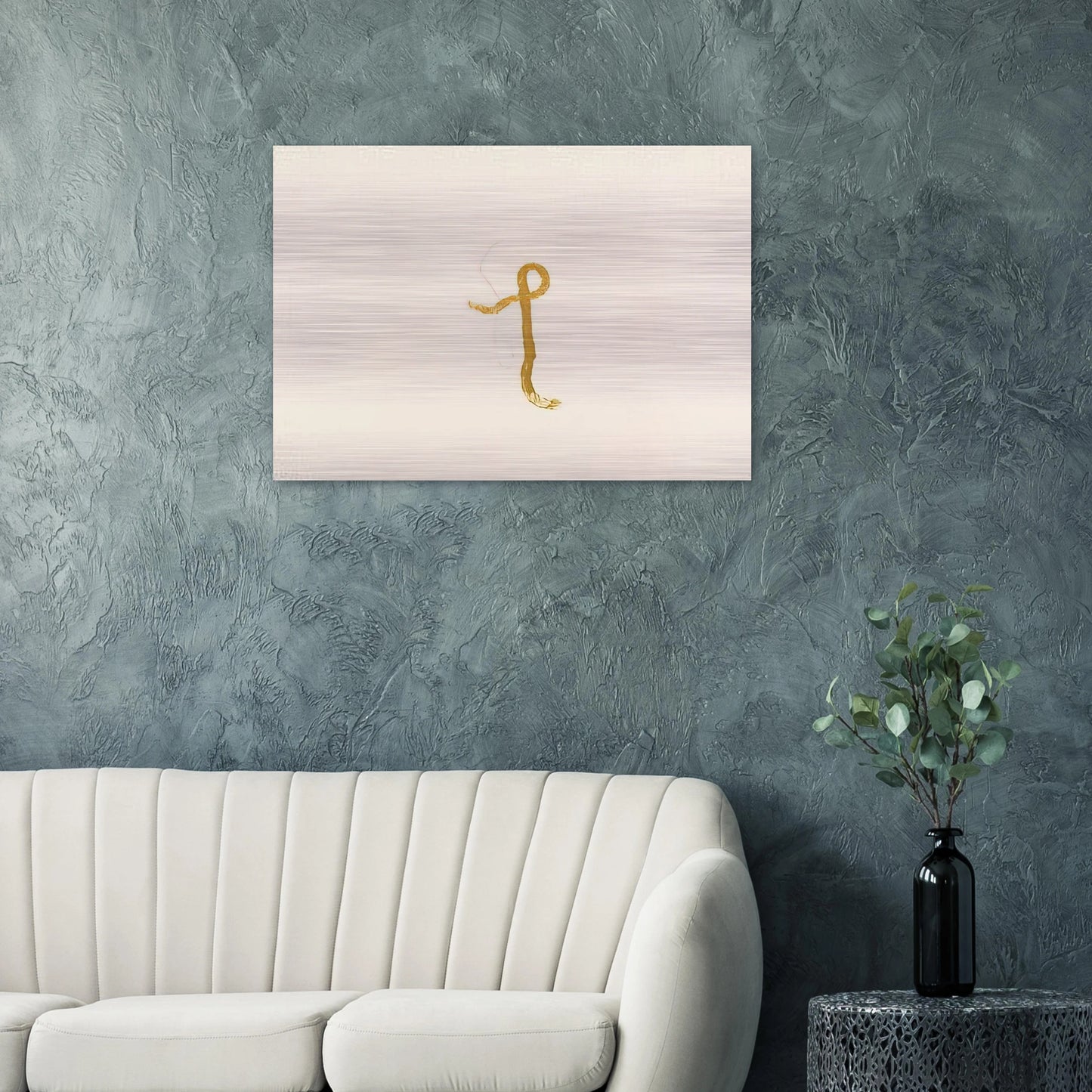 Strings - Abstract Expressionism - John Cage Brushed Aluminum Print - 70x100 cm / 28x40 inches | John Cage Aluminum Print | John Cage Prints