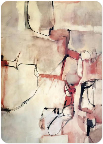 Albuquerque #3 By Richard Diebenkorn Pack of 10 Post Cards | Richard Diebenkorn Post Cards | A6 (10.5 x 14.8 cm) - 4.1 x 5.8 inches