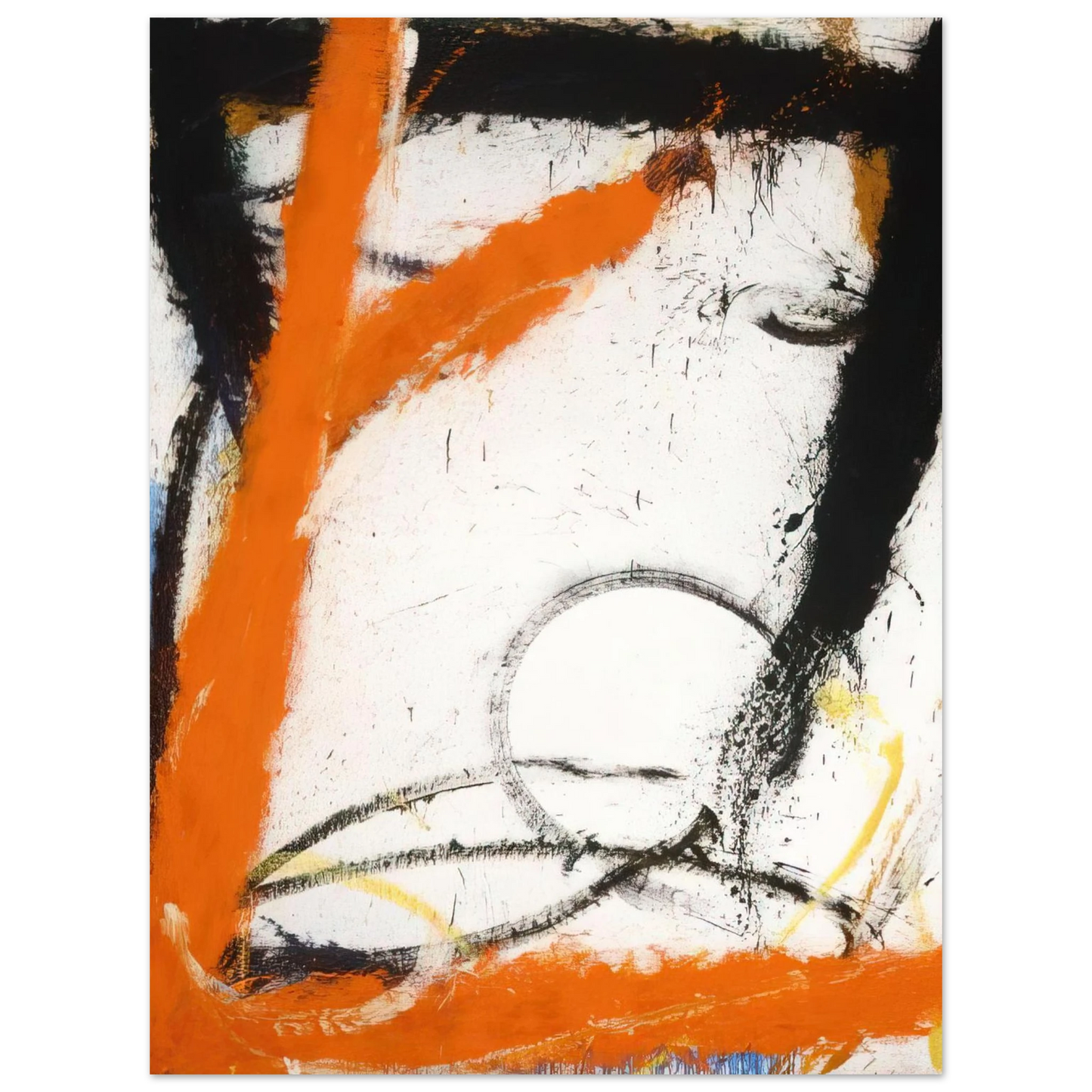 Norman Bluhm - Waterloo - 1965  75x100 cm / 30x40inches Fine Art Poster