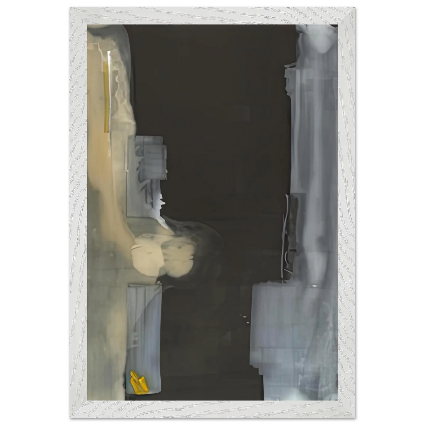 Helen Frankenthaler - Toward Dark, 1988- Wall Art - 21x29.7 cm / 8x12" - Premium Wooden Framed Poster With Fine Art Paper-canvas - Wood frame